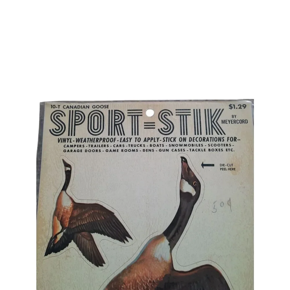 Sport-Stik Vintage Canada Goose Wall Decal Set - Brown & Black